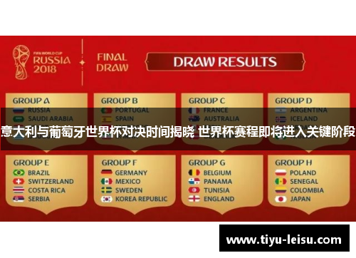 意大利与葡萄牙世界杯对决时间揭晓 世界杯赛程即将进入关键阶段